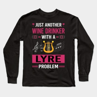 Wine Drinker Lyre Long Sleeve T-Shirt